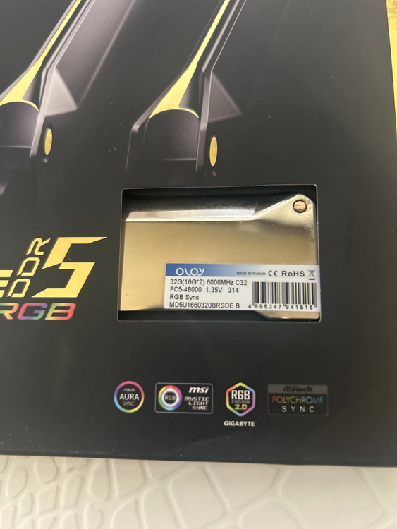 OLOY DDR5 CL32-6000Mhz 16gbx2 32gb 메모리--1