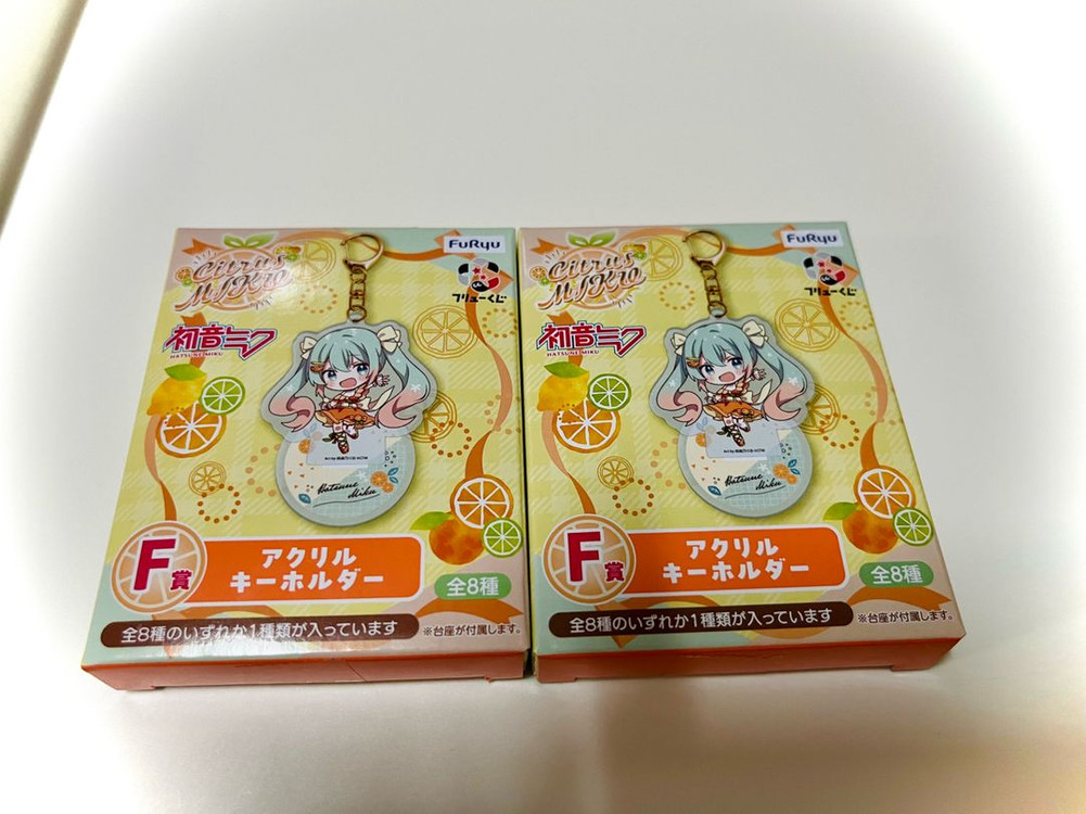 하츠네미쿠 시트러스 제일복권쿠지(마스코트,카이토아크릴스탠드,미쿠/카이토아크릴키링,미쿠아크릴카드)--6