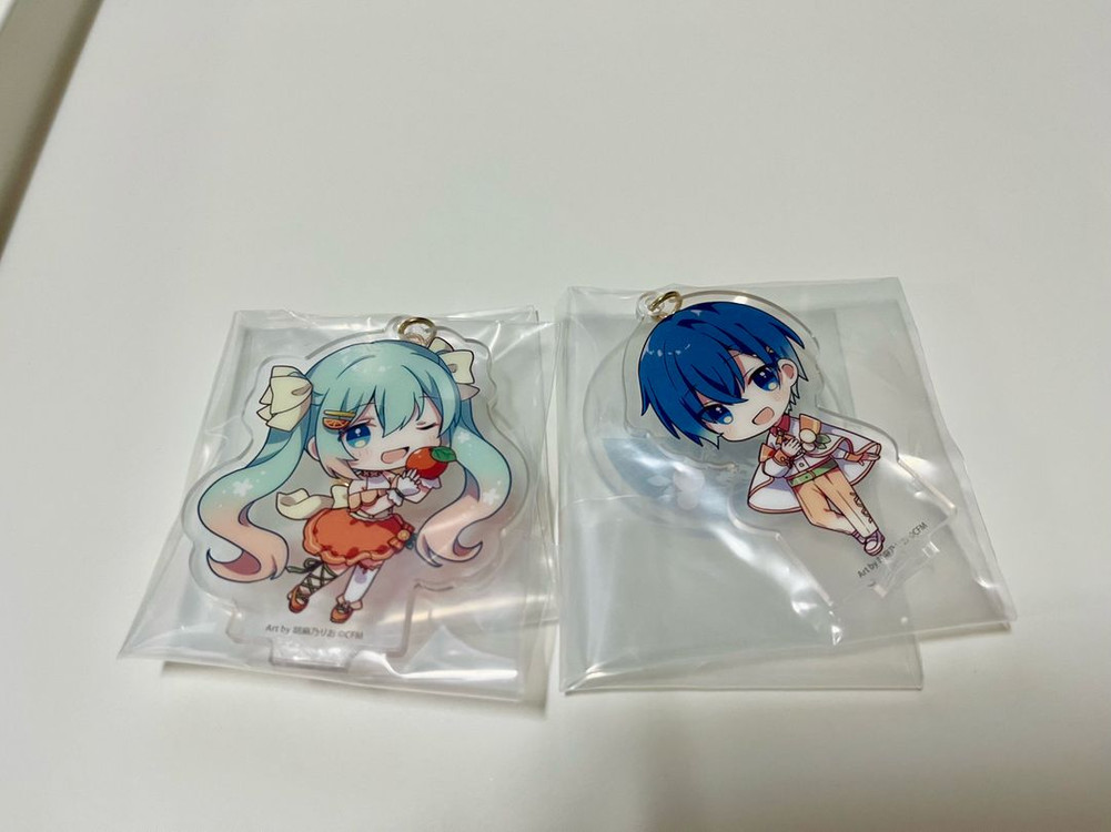 하츠네미쿠 시트러스 제일복권쿠지(마스코트,카이토아크릴스탠드,미쿠/카이토아크릴키링,미쿠아크릴카드)--7