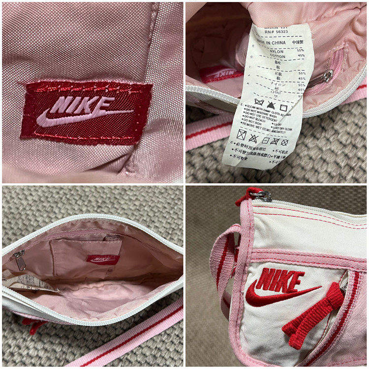 나이키 빈티지 딸기우유 숄더백--2