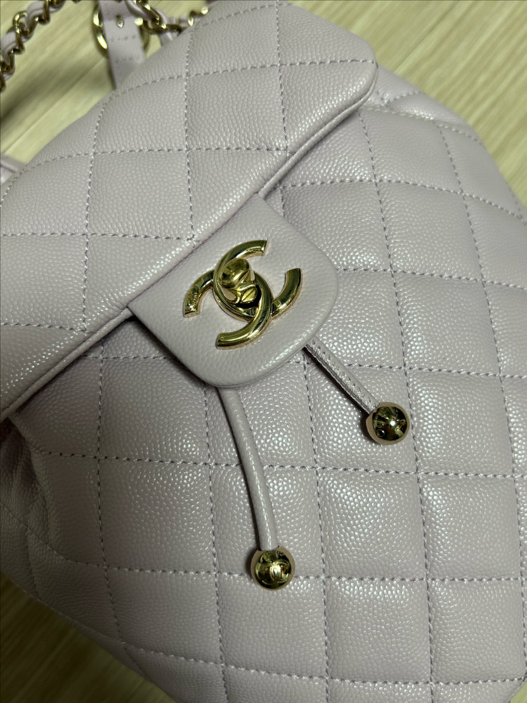 샤넬 어반 백팩 라벤더--7