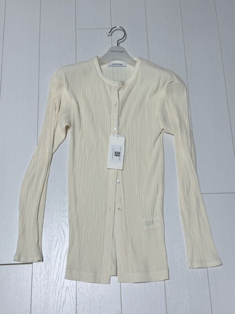 르917 플리츠 롱슬리브 가디건36--1