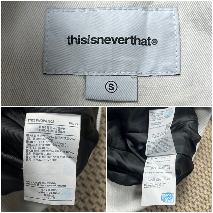 디스이즈네버댓 TRC 레이싱 자켓 S--2