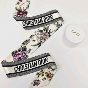 디올 쟈뎅 보타니크 미차 스카프 실크 트윌 화이트 멀티컬러 이미지