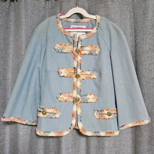 정품 샤넬 데님트위드 자켓&반바지 셋업 팝니다