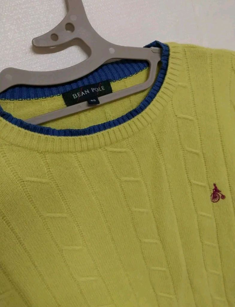 여성 빈폴 라운드 긴팔 니트티 (80) 이미지