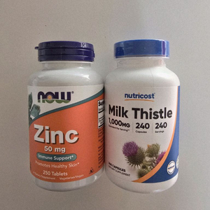 [택포]총2통: 대용량 아연 / 밀크시슬 밀크씨슬 일괄