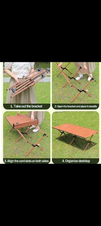 [빠른배송] 중형 캠핑테이블 캠핑테이블접이식--2