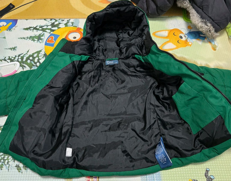 아동 3티 90호 폴로 키즈 덕다운 패딩 점퍼 이미지