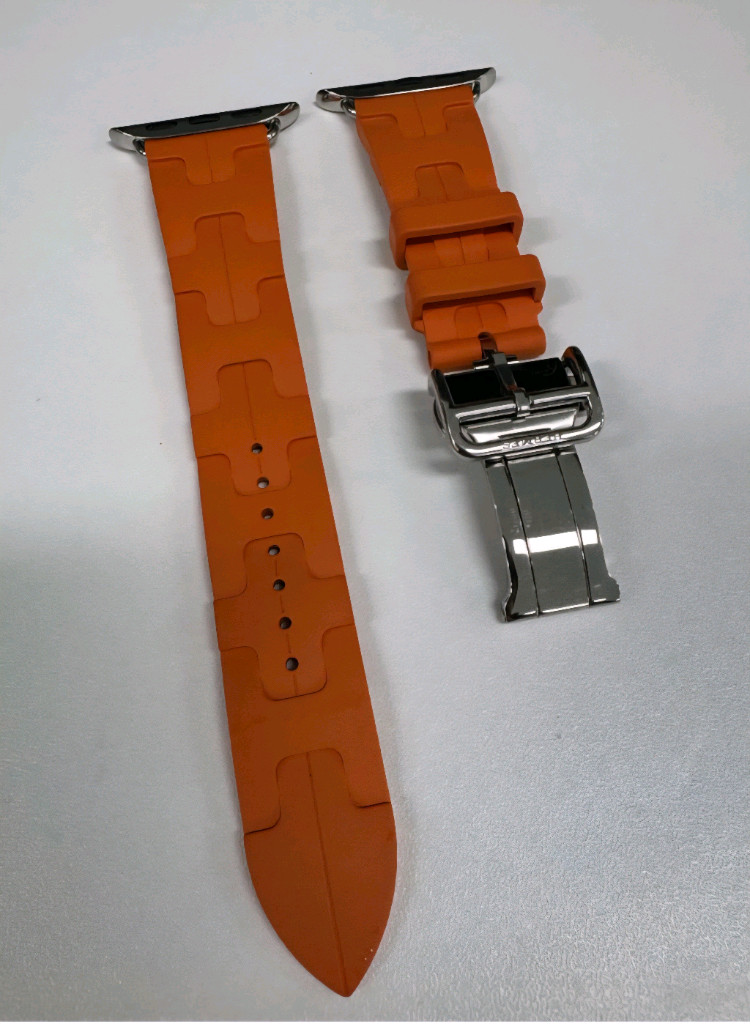 애플워치 에르메스 정품 킬림 오랑쥬 42mm--1