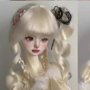 구체관절인형 msd 가발+ 의상set