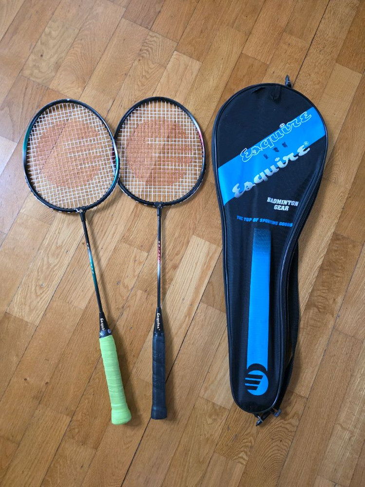 배드민턴 라켓 2세트.삼화 Rns 505 배드민턴 셔틀콕 새제품과 그 외--1
