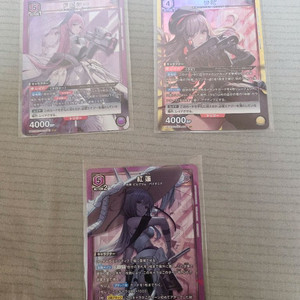 유니온 아레나 니케 sr 카드 3장 일괄 판매