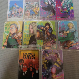 사카모토 데이즈 웨하스 카드 10장 일괄 판매