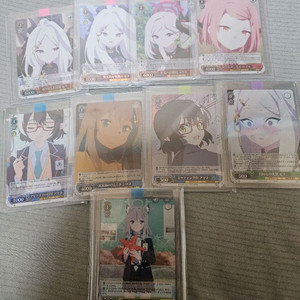 블루 아카이브 바이스 슈발츠 sr 카드 9장 일괄 판매