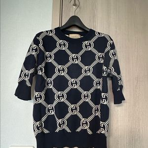 구찌 로고 니트 정품