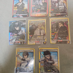 진격의 거인 유니온 아레나 sr 카드 8장 일괄 판매