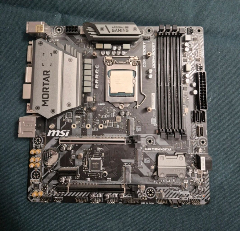 i9 9900k + MSI Z390M + EVGA CLC280 리퀴드 이미지