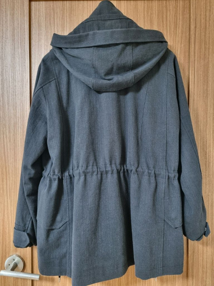 SYSTEM 한섬 시스템 남성 디테쳐블 블랙 오버핏 후드 자켓 코트 국내 105사이즈 판매합니다~!--2