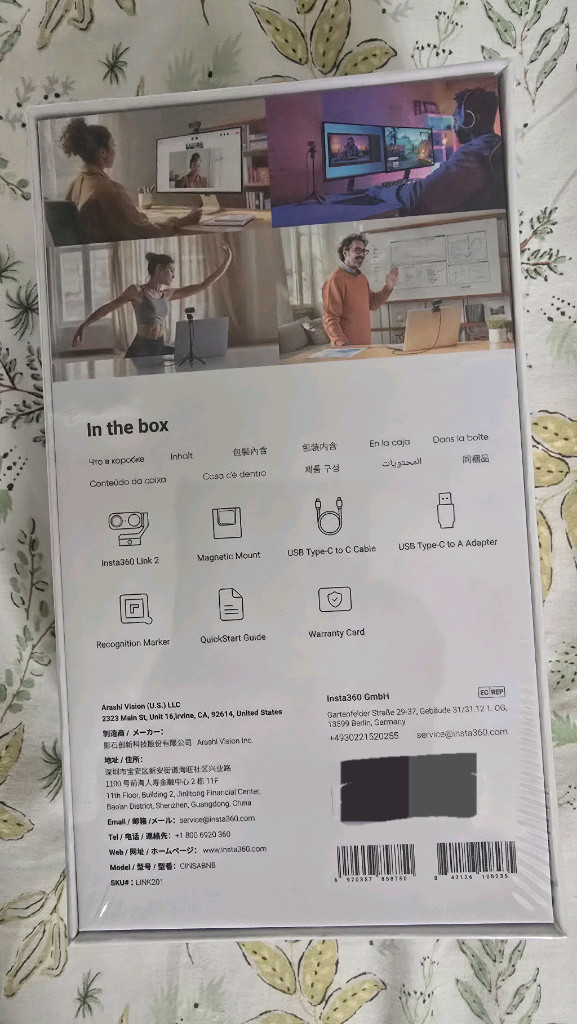 [미개봉] 인스타 360 링크 2 (Insta360 Link2)--1