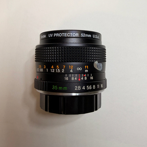 필름카메라 야시카 ML 35mm 2.8 렌즈