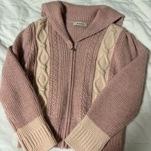 한섬 마인 케이블 세일러 모헤어 가디건 90