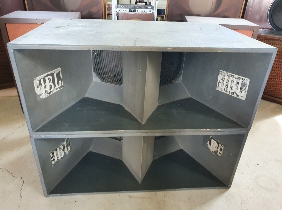 JBL 12인치 더블 혼형 인클로우져 1조--1