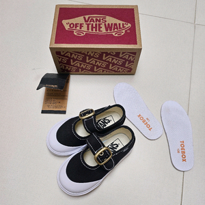 반스 키즈 메리제인 블랙 130mm