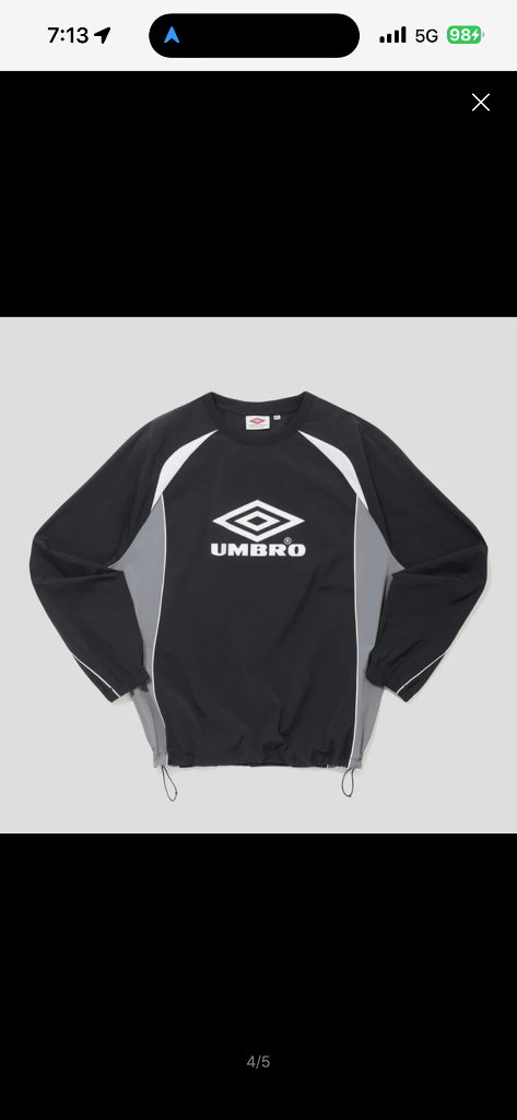 엄브로 피스테 운동복95 m 새거팝니다--3