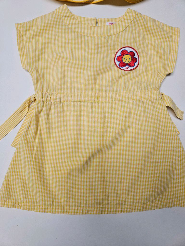 베베드피노 원피스90/100+모자 일괄 이미지