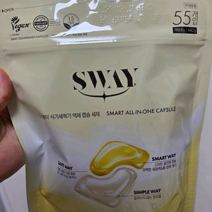 미개봉) 스웨이 식기세척기 액체 캡슐 세제 판매