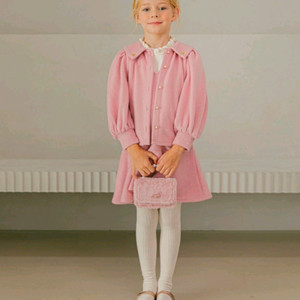 베베테일러 밍크치마가디건셋트 130.베베테일러 120