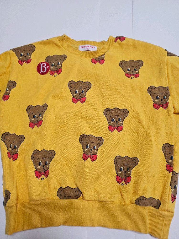 베베드피노 110 하의 120 체크 플라워 봄자켓 상하의 팜 이미지