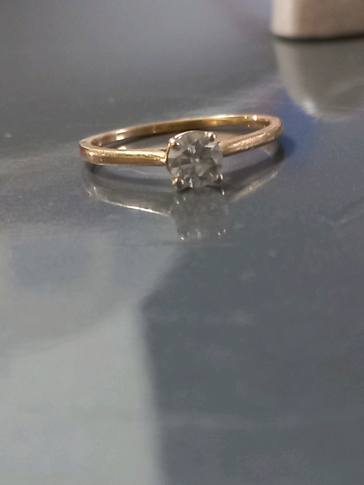 14k골드 3부다이아몬드 9호반지--3