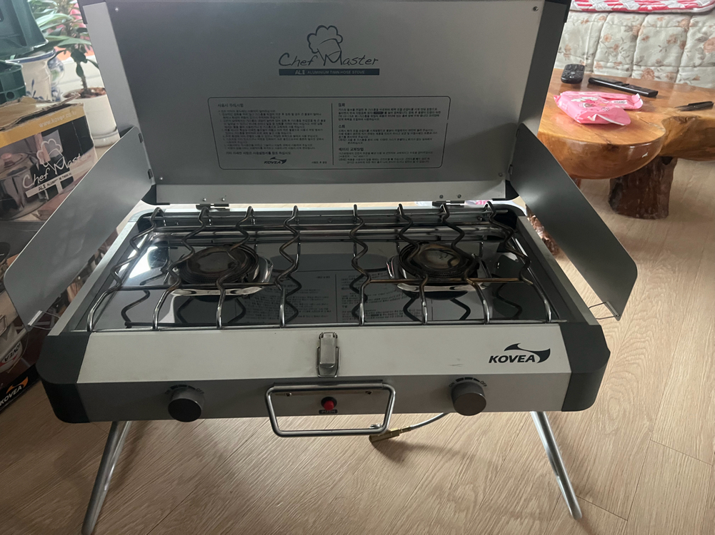 캠핑용 가스레인지 2구코베아 캠핑용 투버너코베아 쉐프마스터 입니다--1