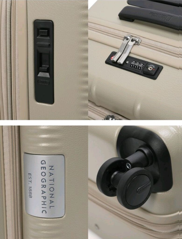 내셔널지오그래픽 캐리어 카멜 28인치 + 항공커버 새제품 (네이비)--8