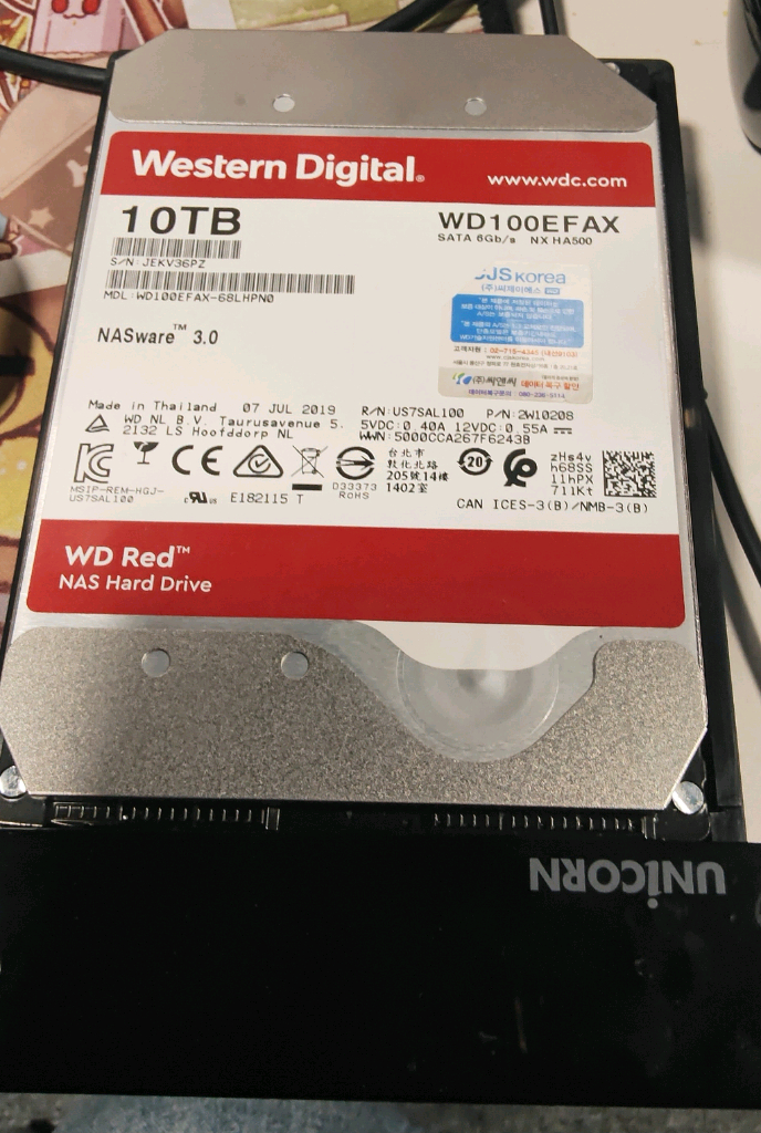 HDD 하드디스크 팝니다 (8테라x2 10테라x1)--1