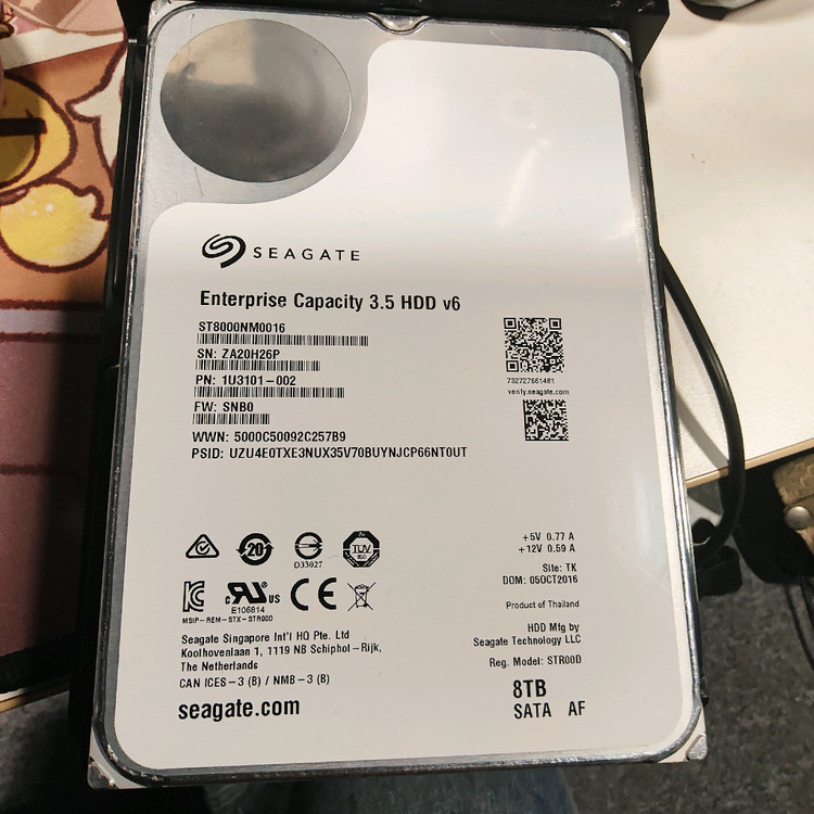 HDD 하드디스크 팝니다 (8테라x2 10테라x1)--2