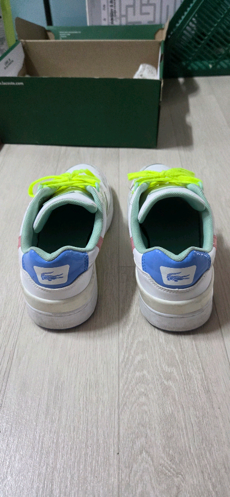 라코스테 키즈 T-클립 운동화 여아용 230--2