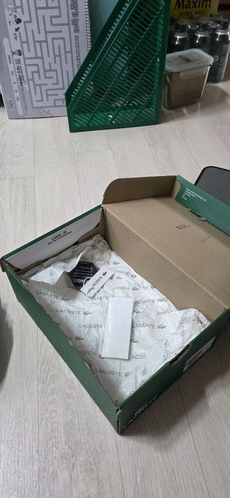 라코스테 키즈 T-클립 운동화 여아용 230--4