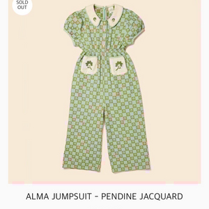 아폴리나 알마 점프수트 5-7 새상품 ㅡ 택포 18만