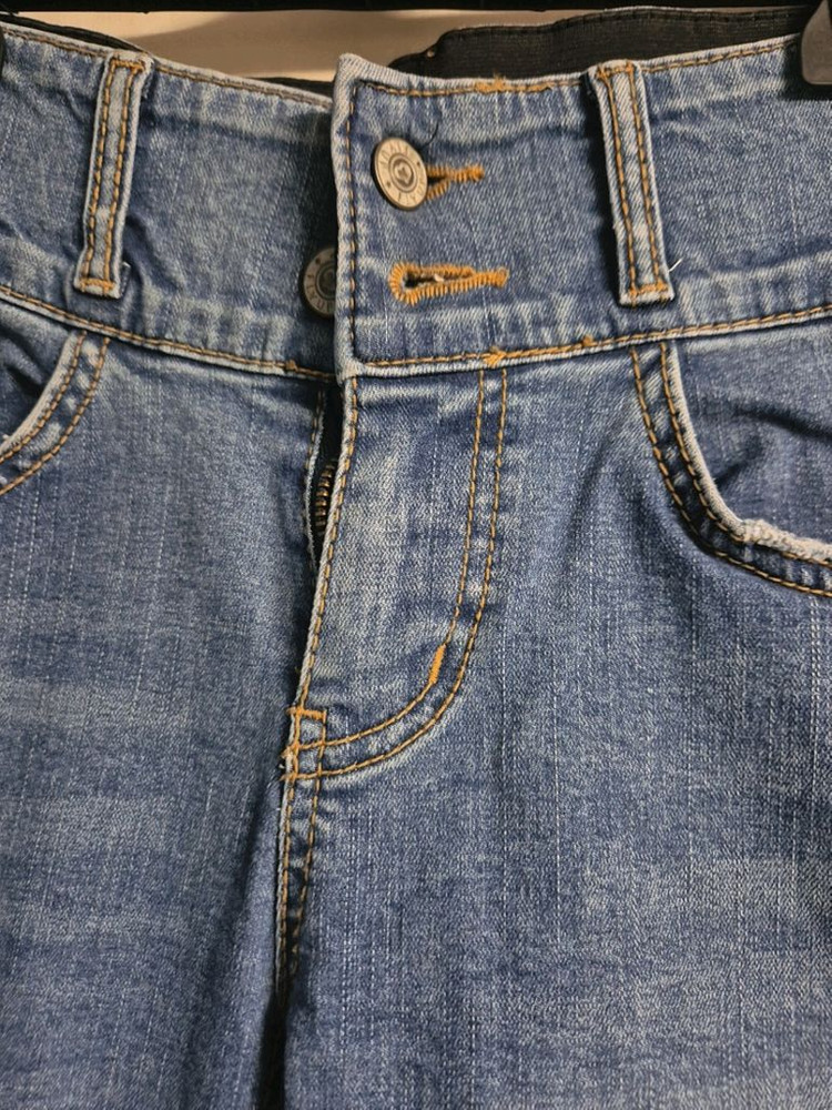 FLY UP 투버튼 청바지 S--1