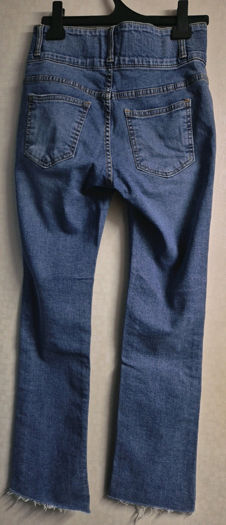 FLY UP 투버튼 청바지 S--2