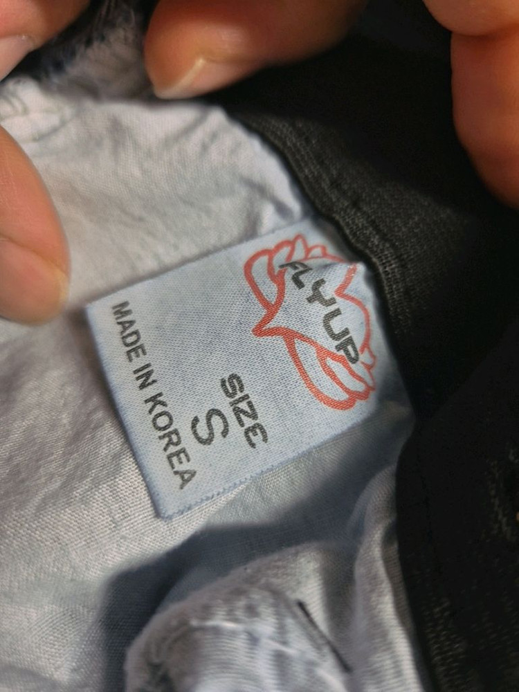 FLY UP 투버튼 청바지 S--3