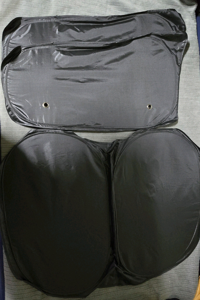 테슬라 모델3 모델Y용 차박 커튼과 앞막 햇빛가리개 세트--3