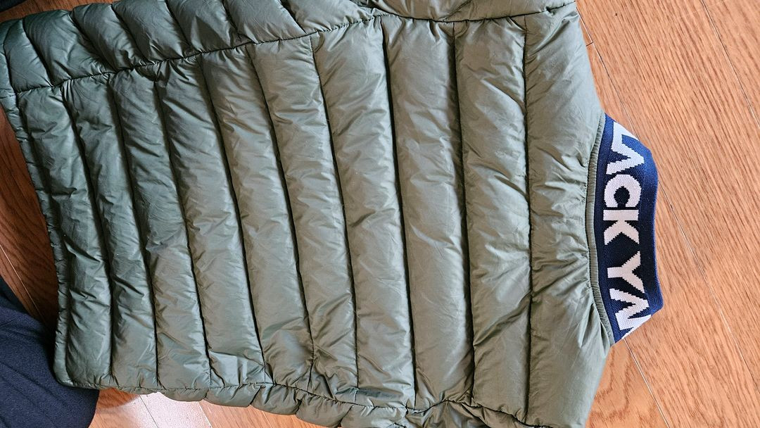 키즈 블랙야크 다운 경량패딩 145 이미지