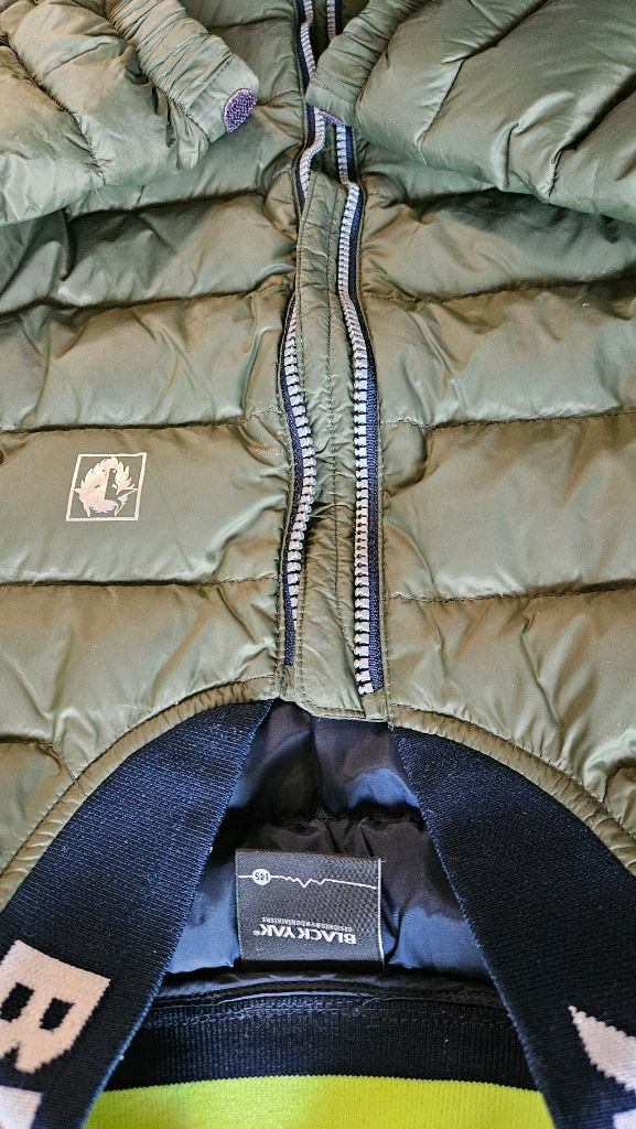 키즈 블랙야크 다운 경량패딩 145 이미지