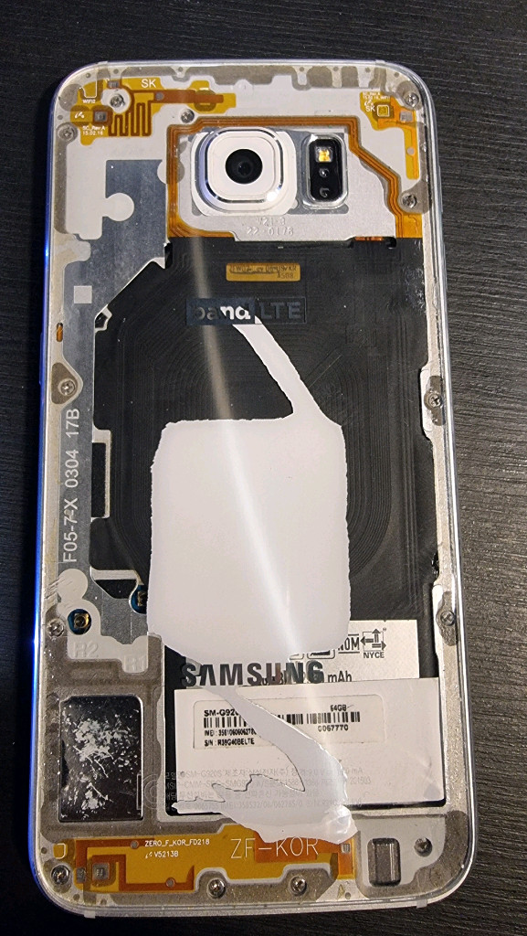 갤럭시 S6 액정상태 좋음 / 정상작동--4