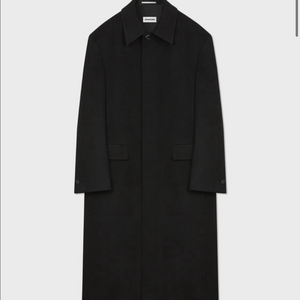 [M] 구민성 캐시미어 맥 코트 블랙