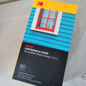 코닥 도크 플러스 전용 4인치 카트리지 80매 필름 KODAK PHC-80